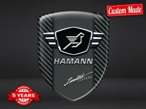 Hamann Letras Pegatinas Auto Máximo Duradero Estilo Pro